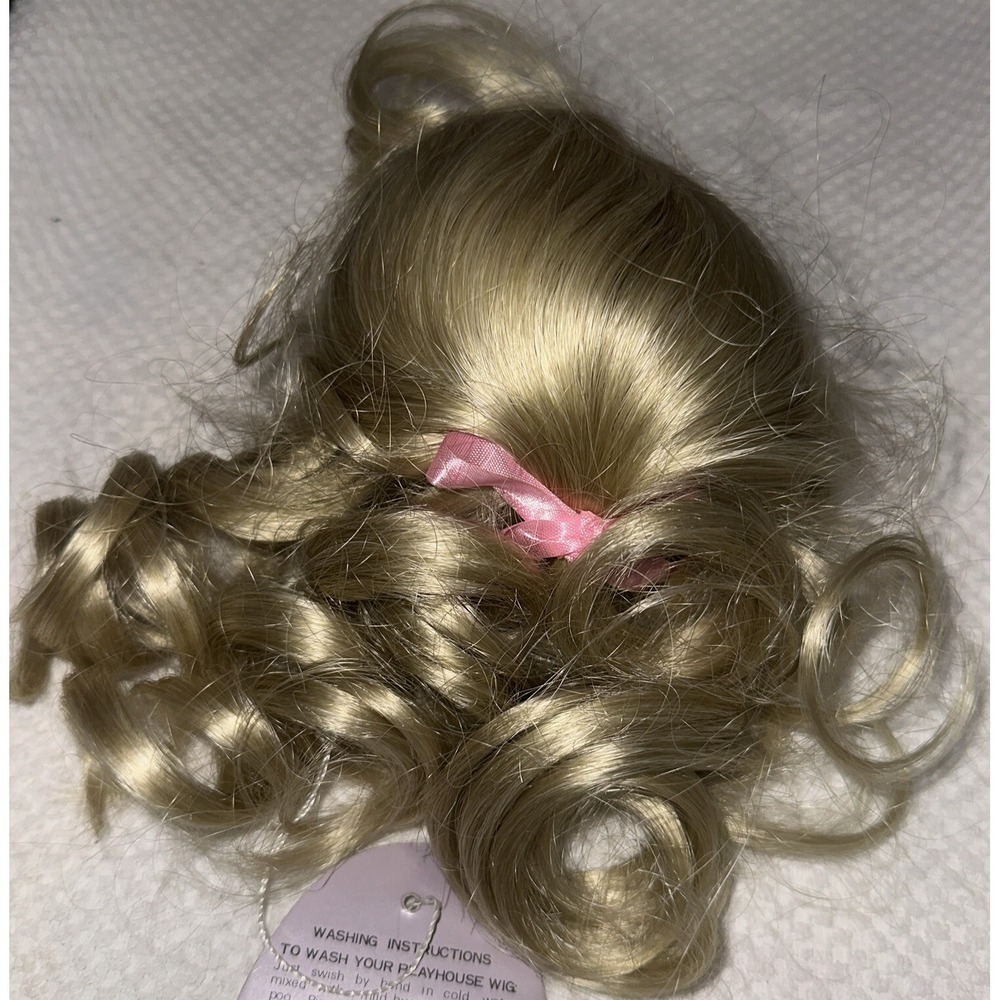CONNIE Playhouse Doll Wig Size 12-13 Color Pale Blond Modacrylic Wavy - Picture 9 of 9